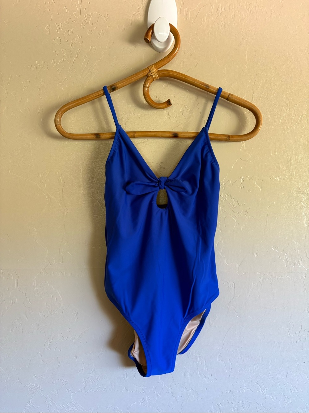 J Crew Toe Front Keyhole One Piece Swimsuit Cobalt Blue Size XS Style J0545